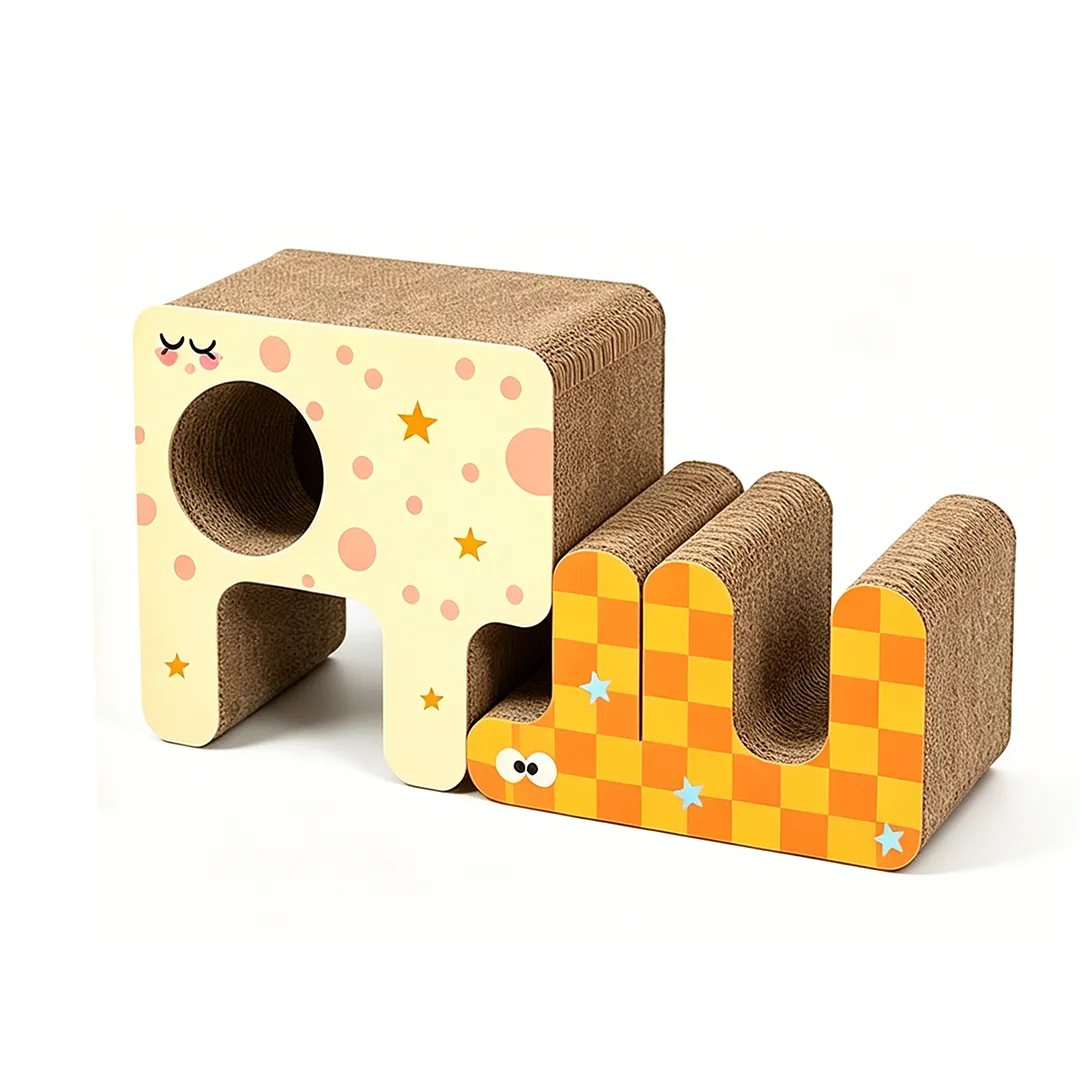 Customizable Cute Elephant Modular Cat Scratcher ZB-0194