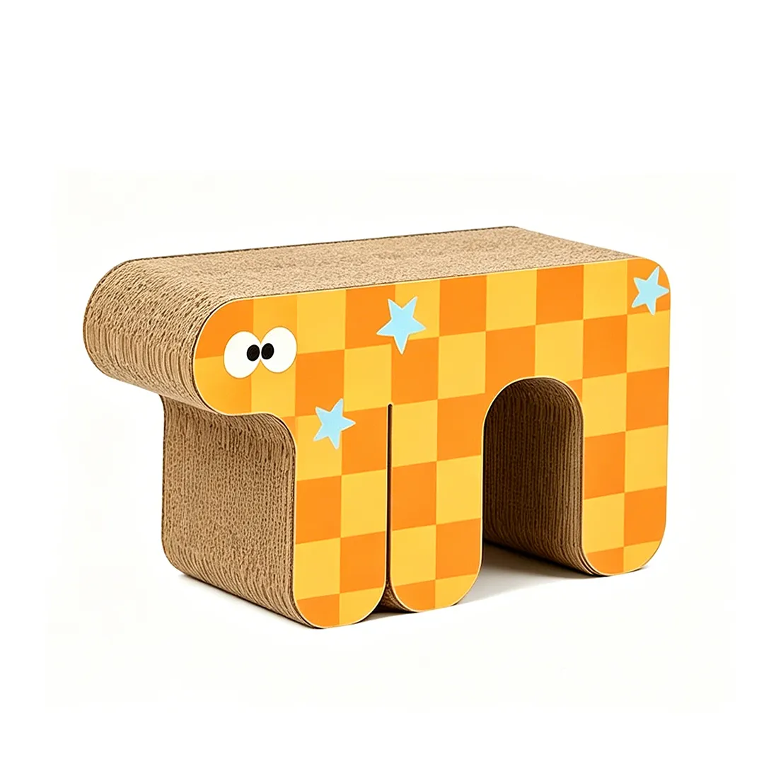 Customizable Cute Elephant Modular Cat Scratcher ZB-0194 7