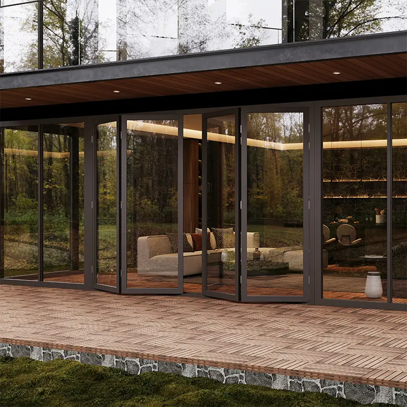 Aluminum Bifold Glass Door for Balcony & Patio 1