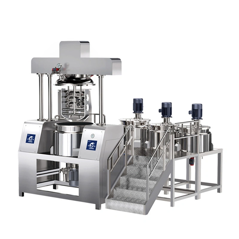 300L Automatic Vacuum Emulsifier Machine Homogenizing Equipment For Toothpaste & Cosmetic 1
