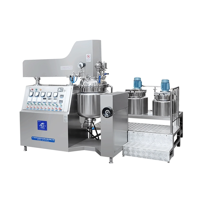 RHJ-C Vacuum Emulsifying Mixer With CIP System GMP Standard 1