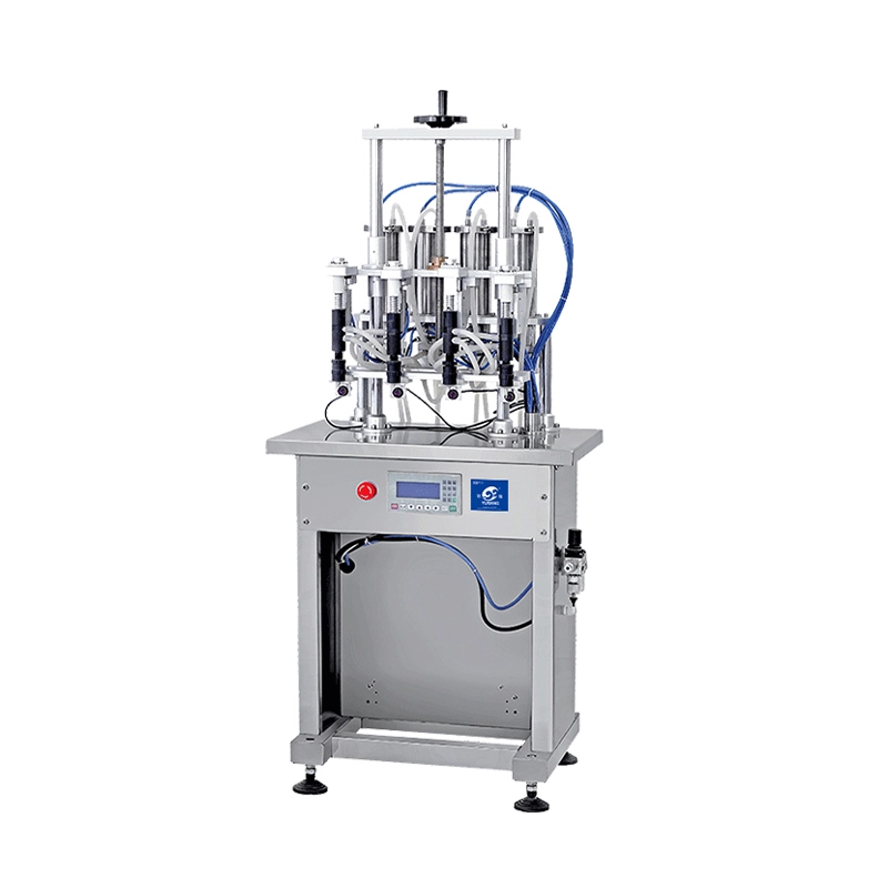 Manual And Automatic Four Heads Vacuum Perfume Filling Machine 1