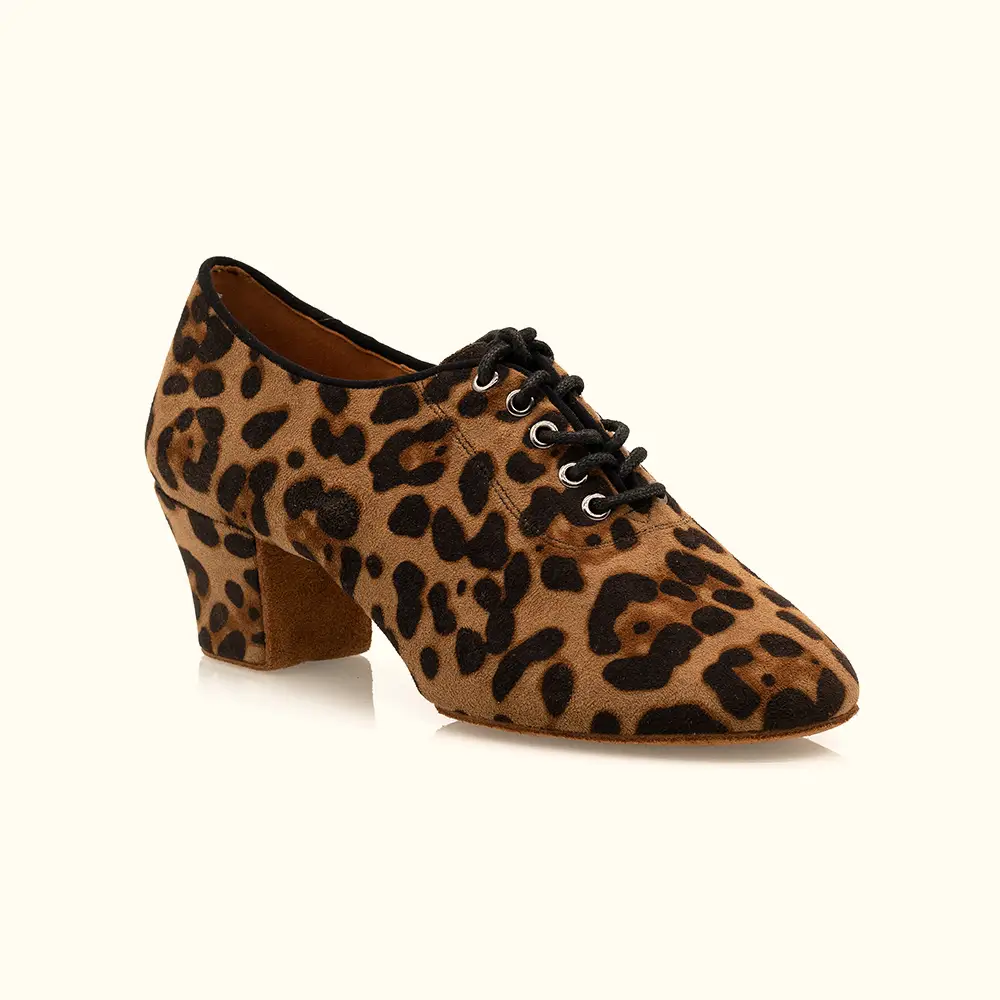 Wholesale Stable Cuban Heel Practice Dance Shoes Supplier- 1