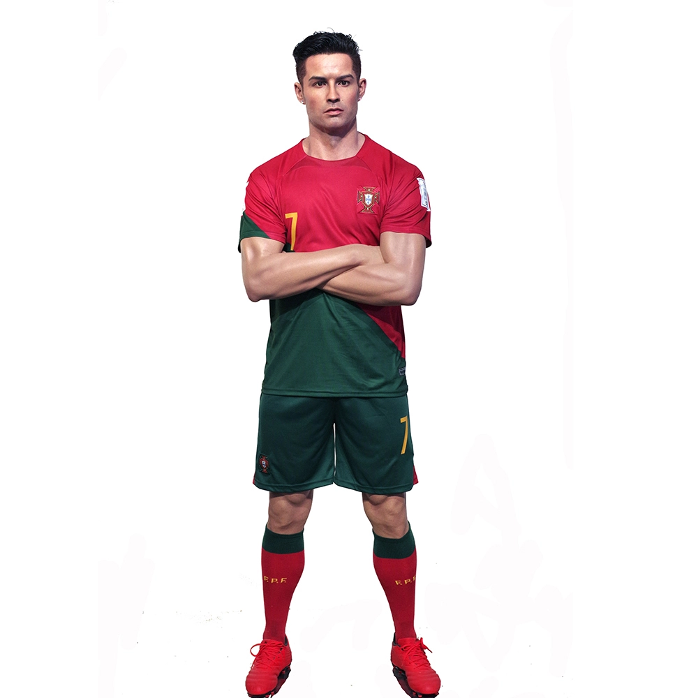 Customizable CR7 Silicone Wax Statue 1:1 Scale - High-End Sports Celebrity Replica for  Events &amp; Museums 1