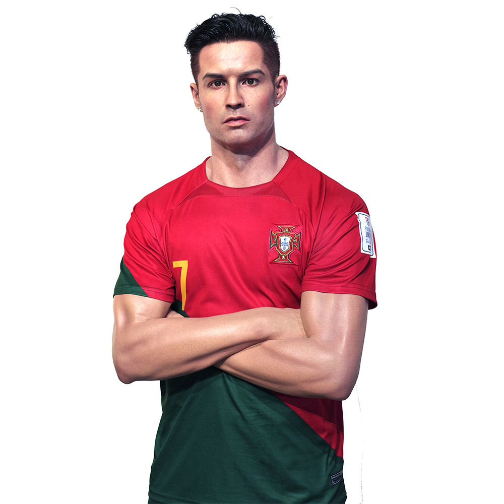 Customizable CR7 Silicone Wax Statue 1:1 Scale - High-End Sports Celebrity Replica for Events & Museums 9