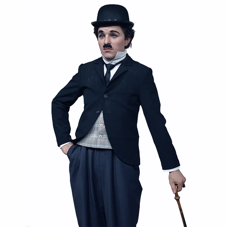 Hyper-Realistic Charlie Chaplin Life-Size Wax Statue 6