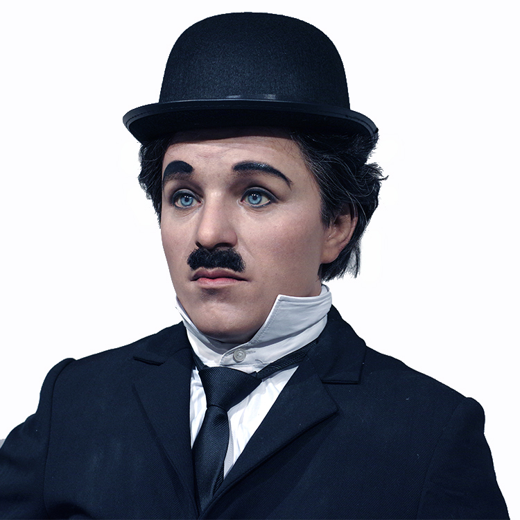 Famous Charlie Chaplin Silicone Wax Figure - Realistic Collectible Art for Luxury Decor | Grand Orient Wax Figure 11