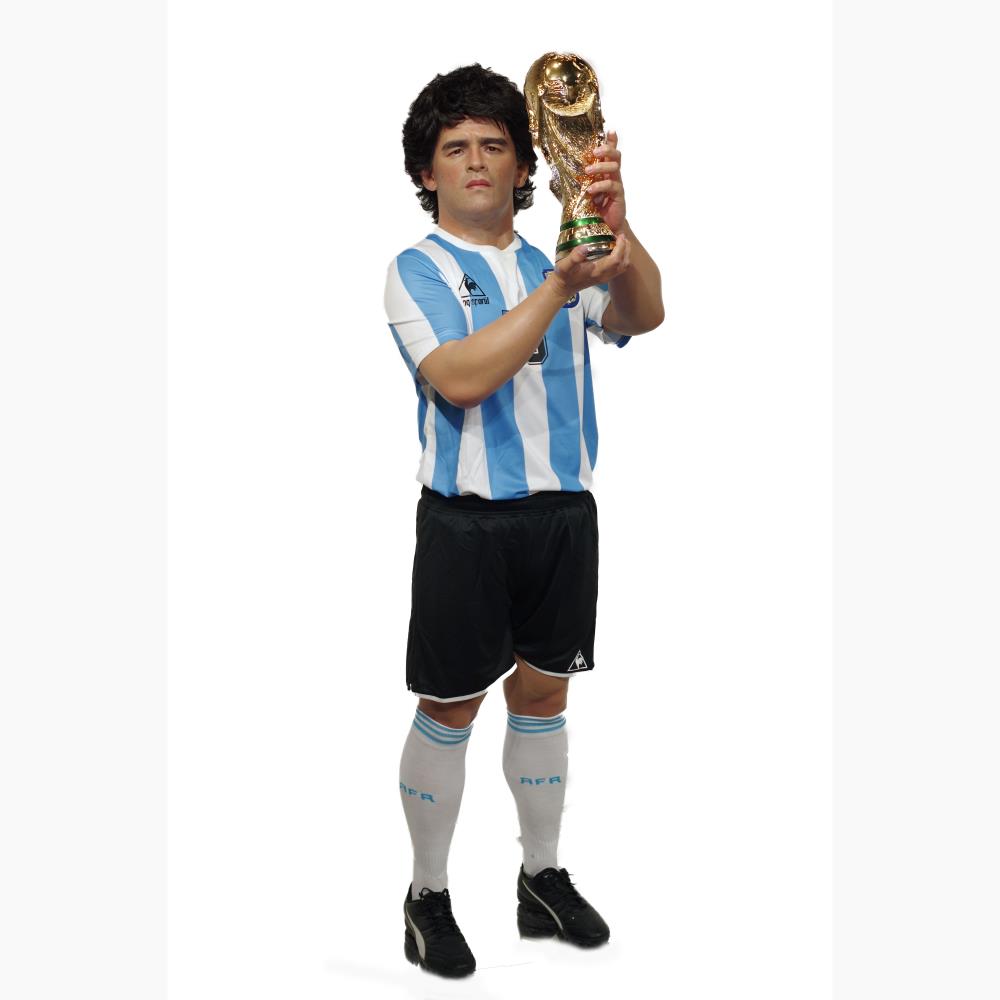 Exquisite Diego Maradona Wax Figure: A Soccer Legend Reborn -DXDF,Grand Orient Wax Figure 11