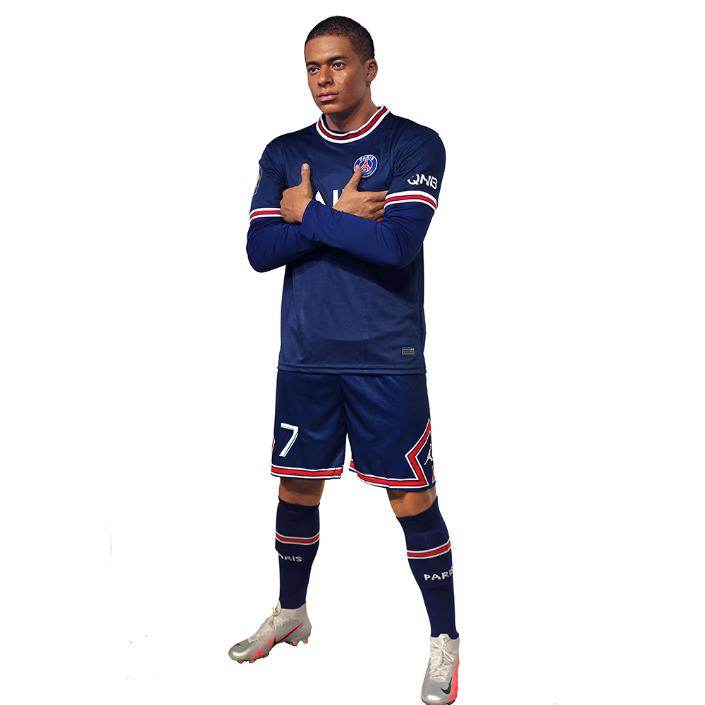 Ultra-Realistic Movie Prop Grade Footballer Mbappé Full-Body Silicone Figure - DXDF,Grand Orient Wax Figure 11