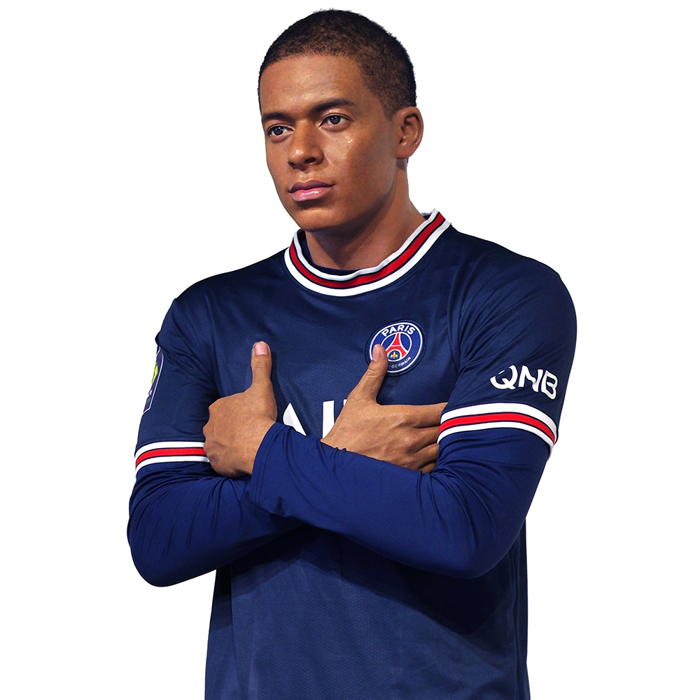 Ultra-Realistic Movie Prop Grade Footballer Mbappé Full-Body Silicone Figure - DXDF,Grand Orient Wax Figure 9