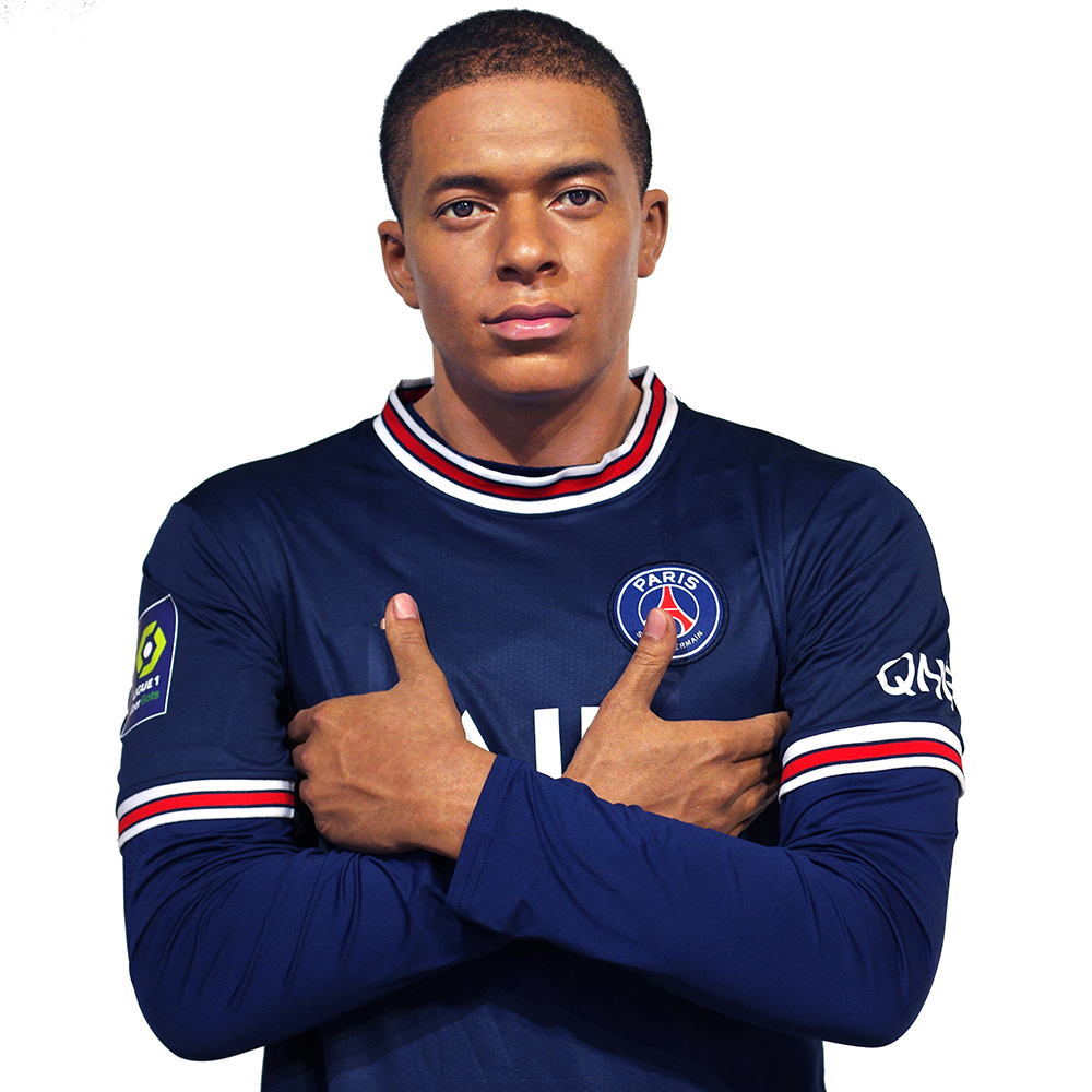 Ultra-Realistic Movie Prop Grade Footballer Mbappé Full-Body Silicone Figure - DXDF,Grand Orient Wax Figure 8