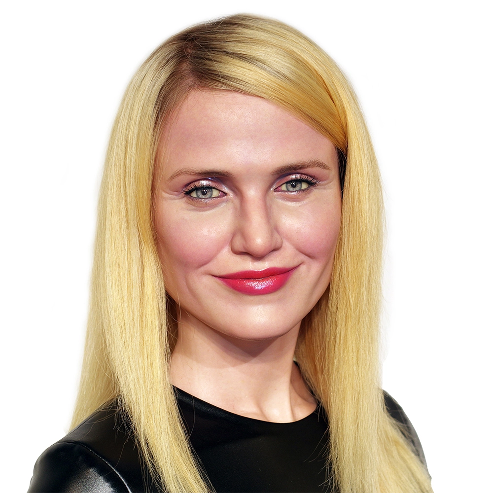 Espositore di cera per museo: replica in cera realistica della celebrità di Hollywood Cameron Diaz | DXDF, Grand Orient Wax Figure Factory 1