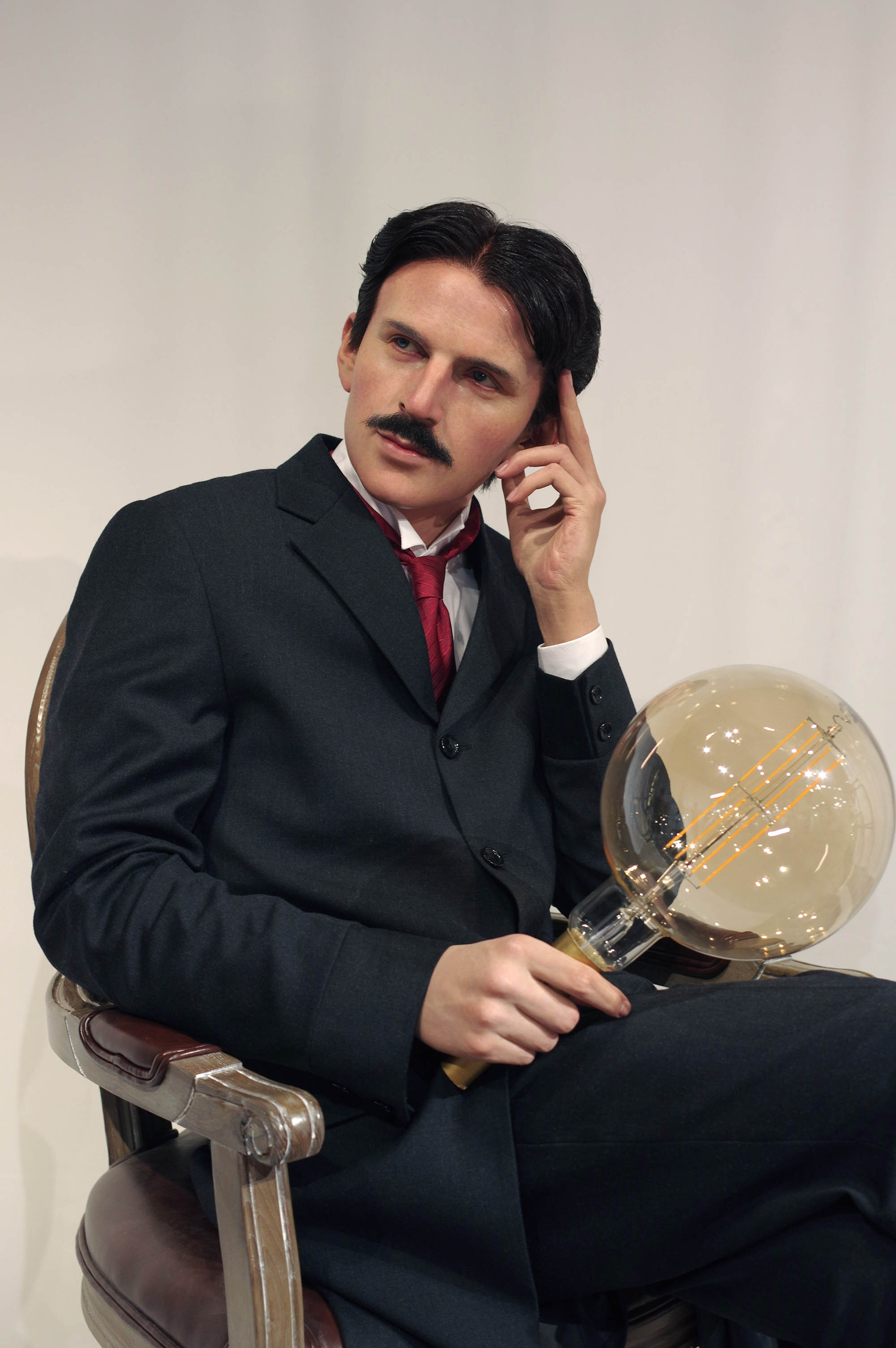 Hyper Realistic Private Custom Made Handcrafted Human Size Tesla Wax Mannequin | DXDF, Grand Orient Wax Figure 3