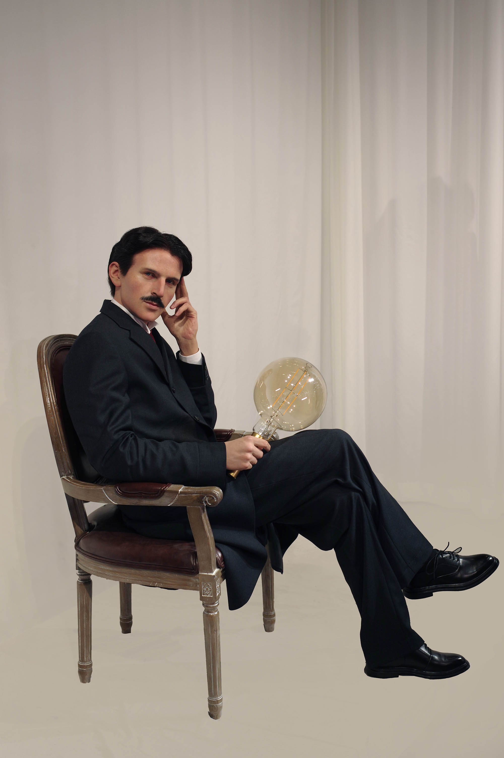 Hyper Realistic Private Custom Made Handcrafted Human Size Tesla Wax Mannequin | DXDF, Grand Orient Wax Figure 4