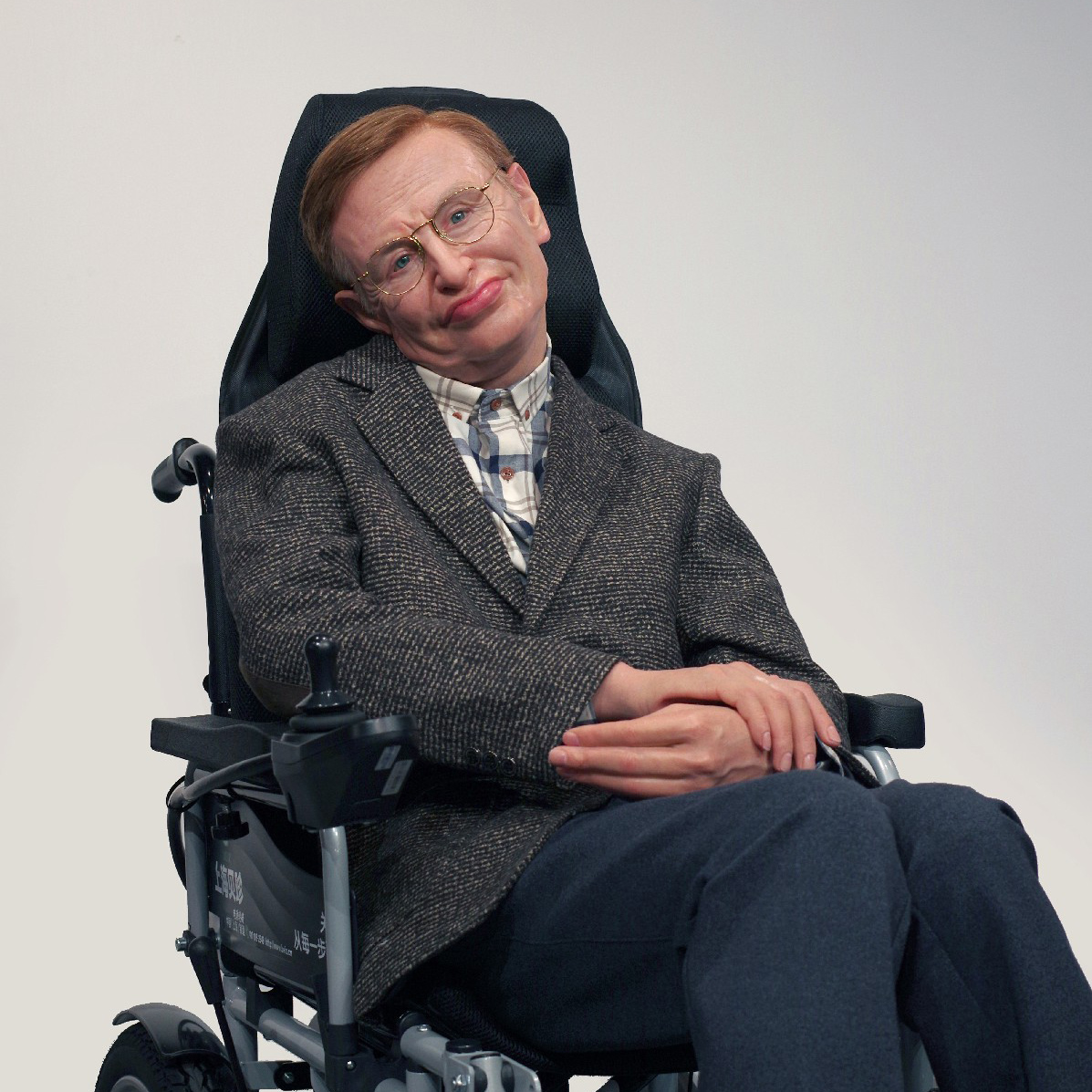 The Realistic Human Size Lifelike Wax Sculpture Of Stephen Hawking | DXDF, Grand Orient Wax Figure 4