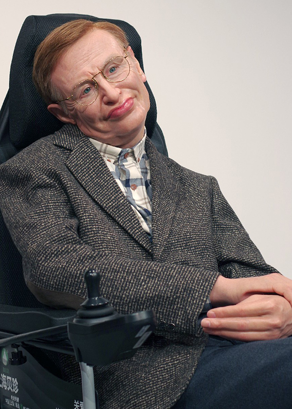 The Realistic Human Size Lifelike Wax Sculpture Of Stephen Hawking | DXDF, Grand Orient Wax Figure 5