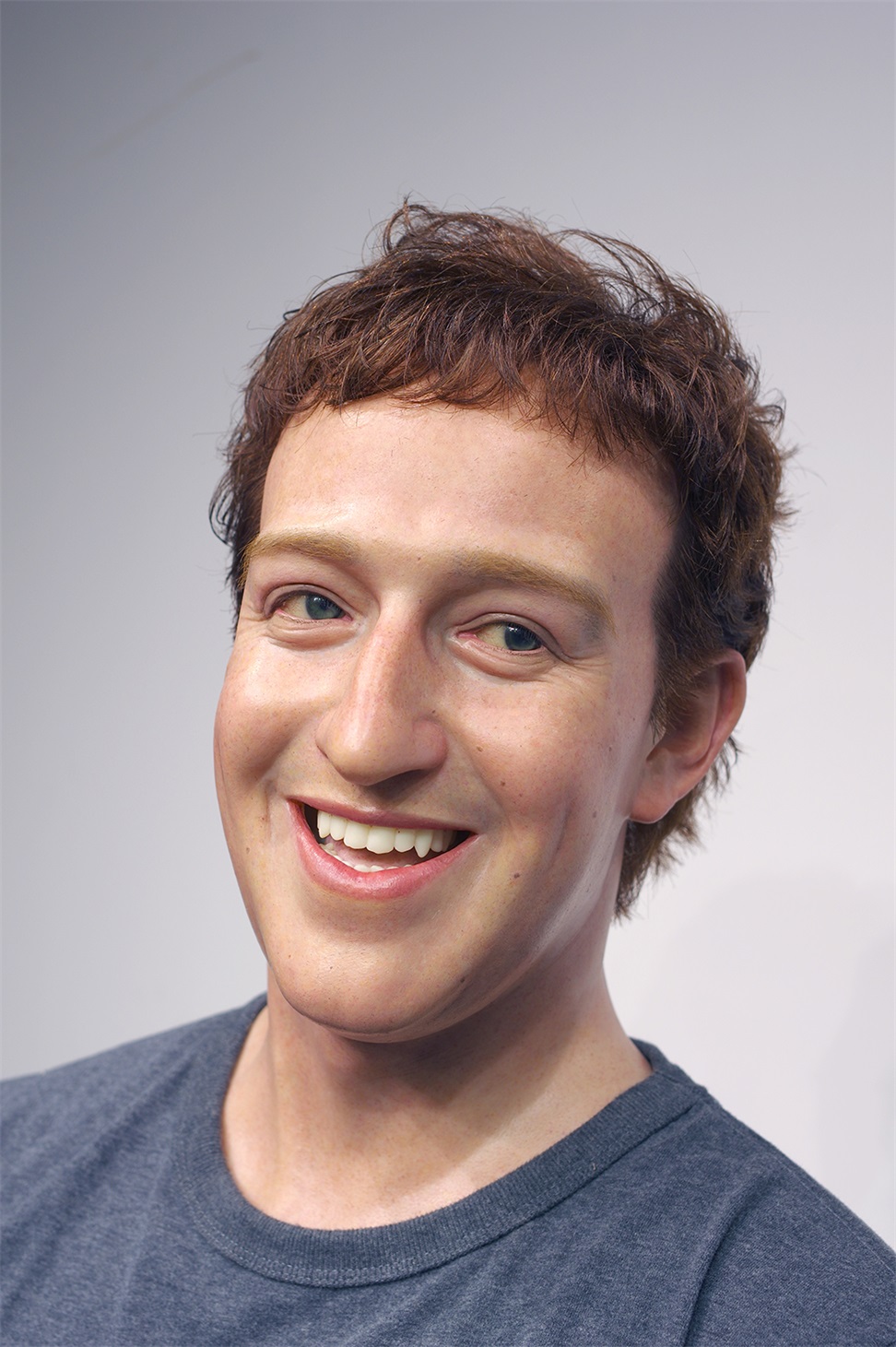High Simulation Celebrity Mark Zuckerberg Full-scale Wax Figure Sculpture | DXDF, Grand Orient Wax Figure 2