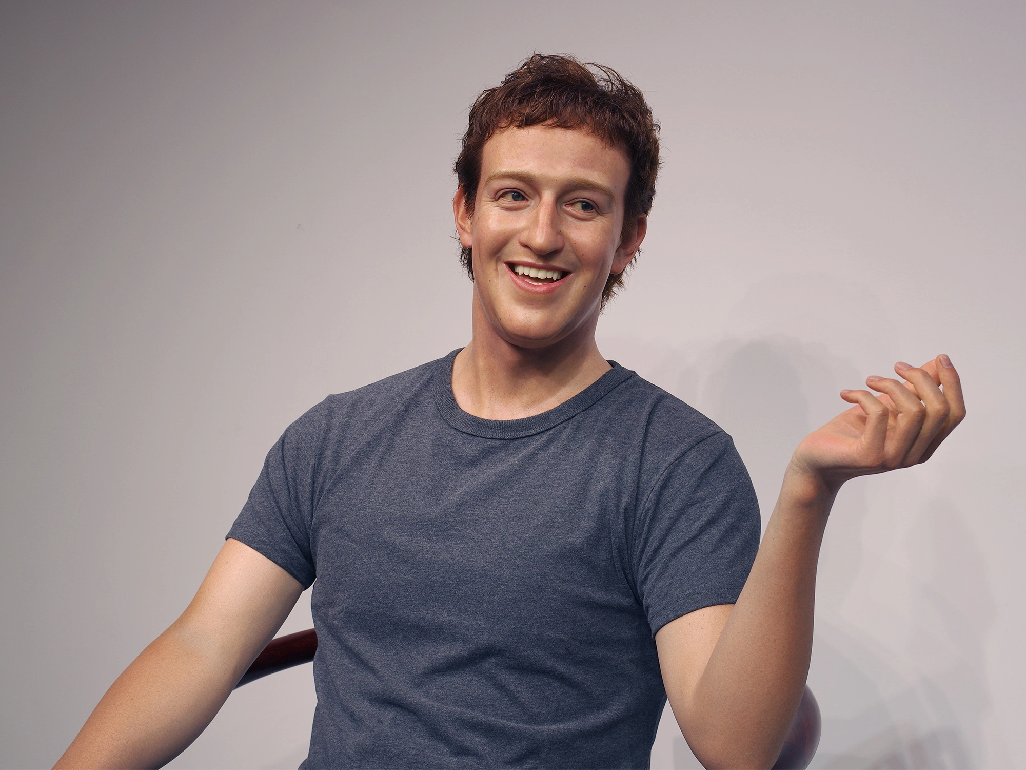 High Simulation Celebrity Mark Zuckerberg Full-scale Wax Figure Sculpture | DXDF, Grand Orient Wax Figure 1