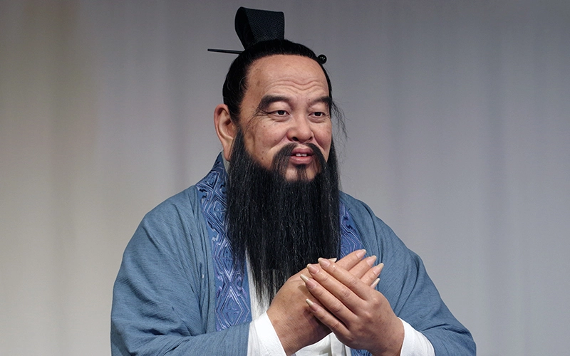Personal Commission Human Size Lifelike Asian Celebrity Confucius Silicone Sculpture | DXDF, Grand Orient Wax Figure 1