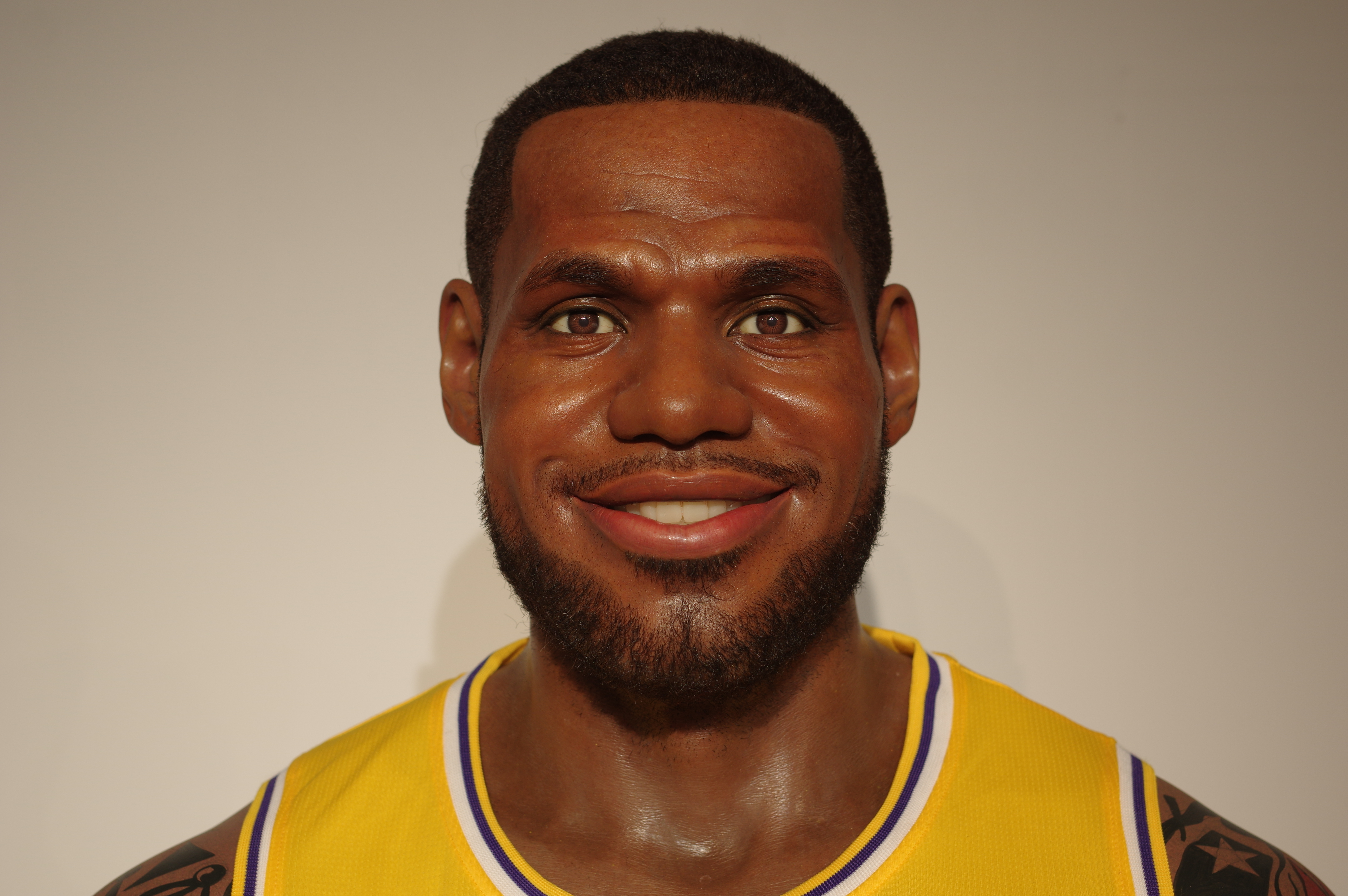 Bespoke Wax Counterparts Life-size LeBron James Wax Statue for Exposition | DXDF, Grand Orient Wax Figure 4