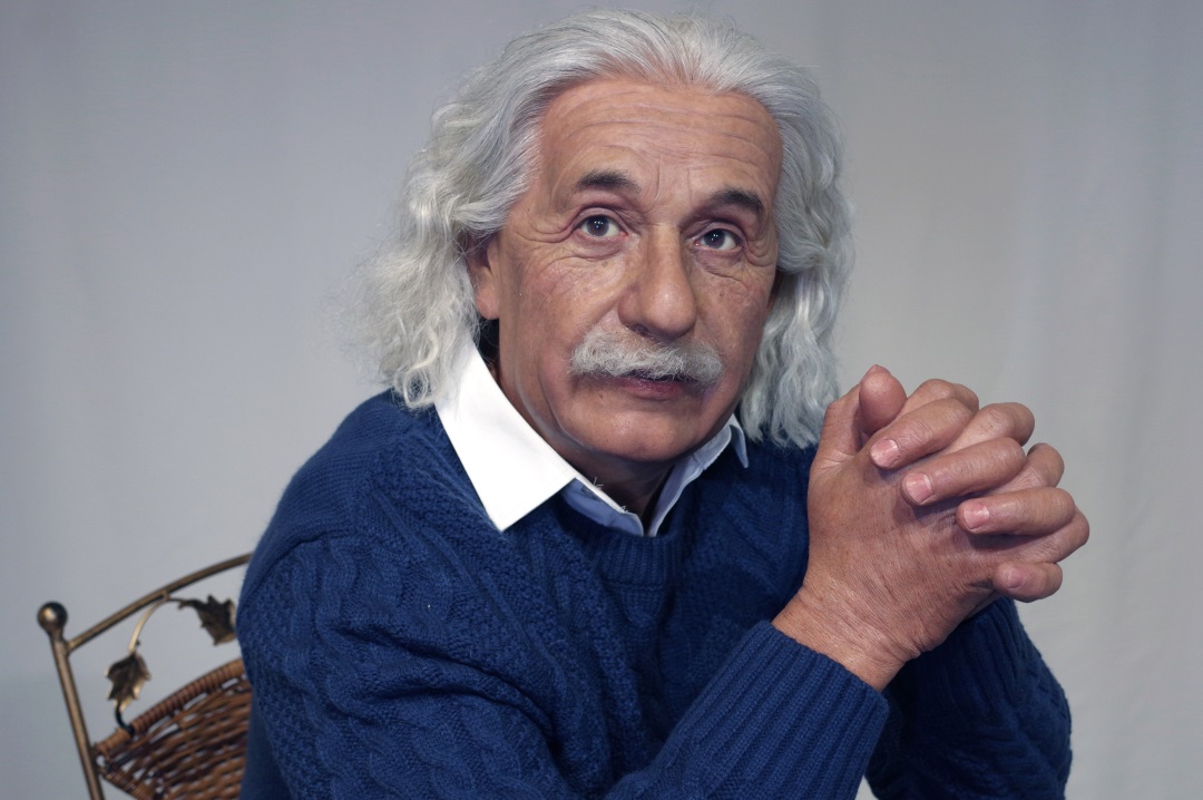 The most lifelike Albert Einstein Life Size Wax Figure in the world | DXDF, Grand Orient Wax Figure 2