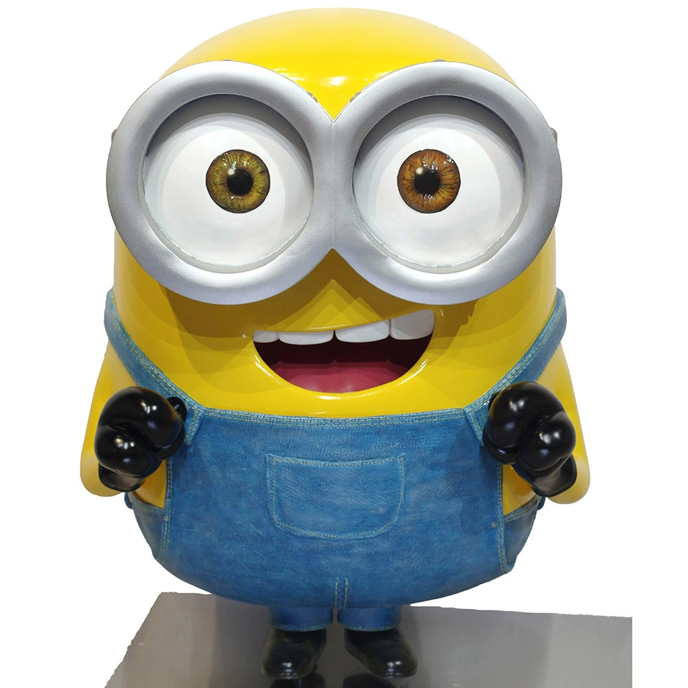 High-Quality Theme Park &amp; Museum  Display Fiberglass 1：1 Minion Sculpture - DXDF,Grand Orient Wax Art 1