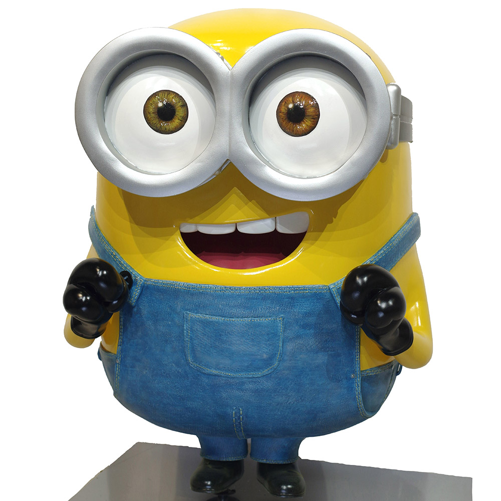 High-Quality Theme Park & Museum  Display Fiberglass 1：1 Minion Sculpture - DXDF,Grand Orient Wax Art 9