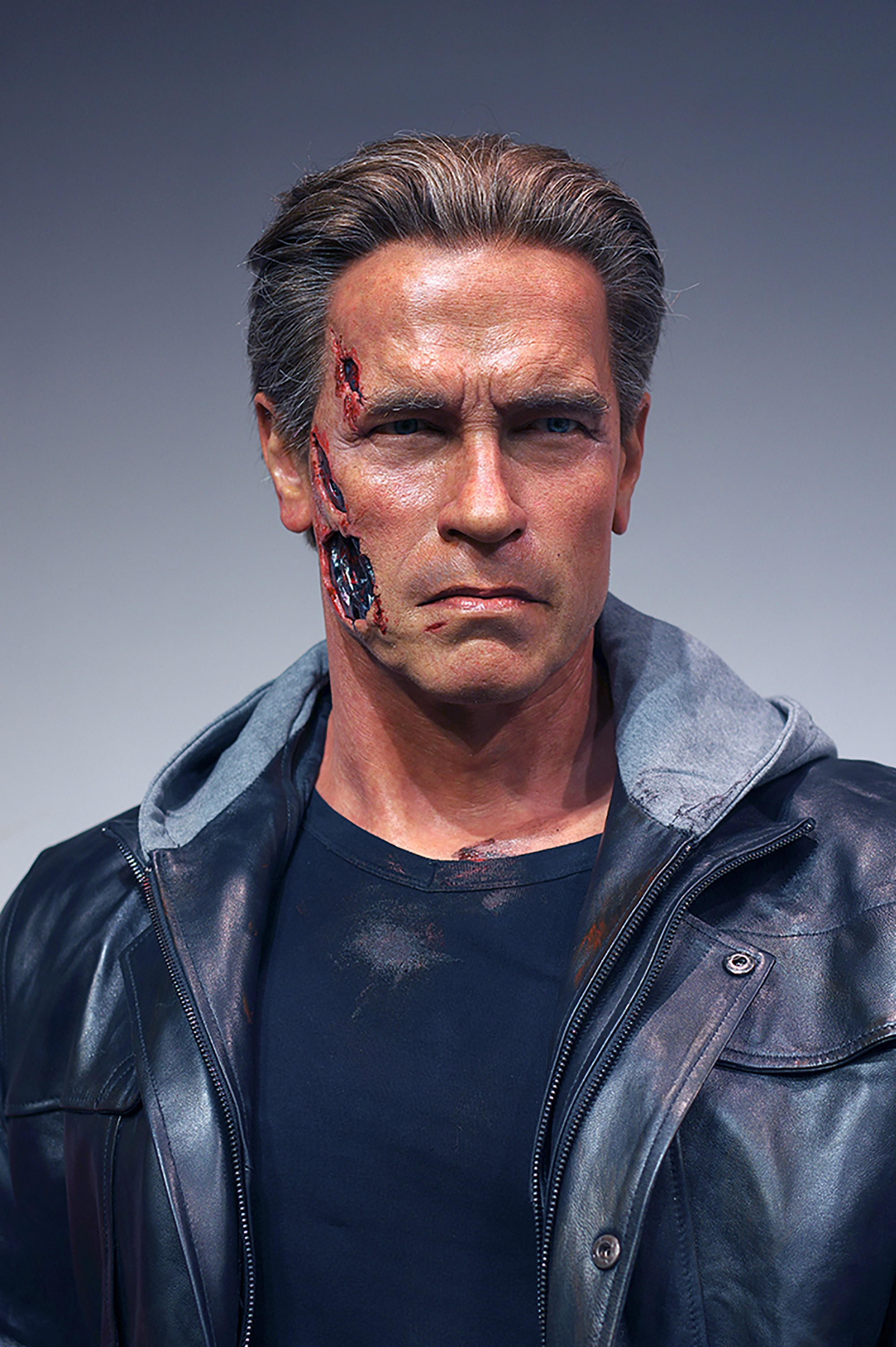 Best Life-size Arnold Schwarzenegger Terminator Wax Figure from Zhongshan | DXDF, Grand Orient Wax Figure 2