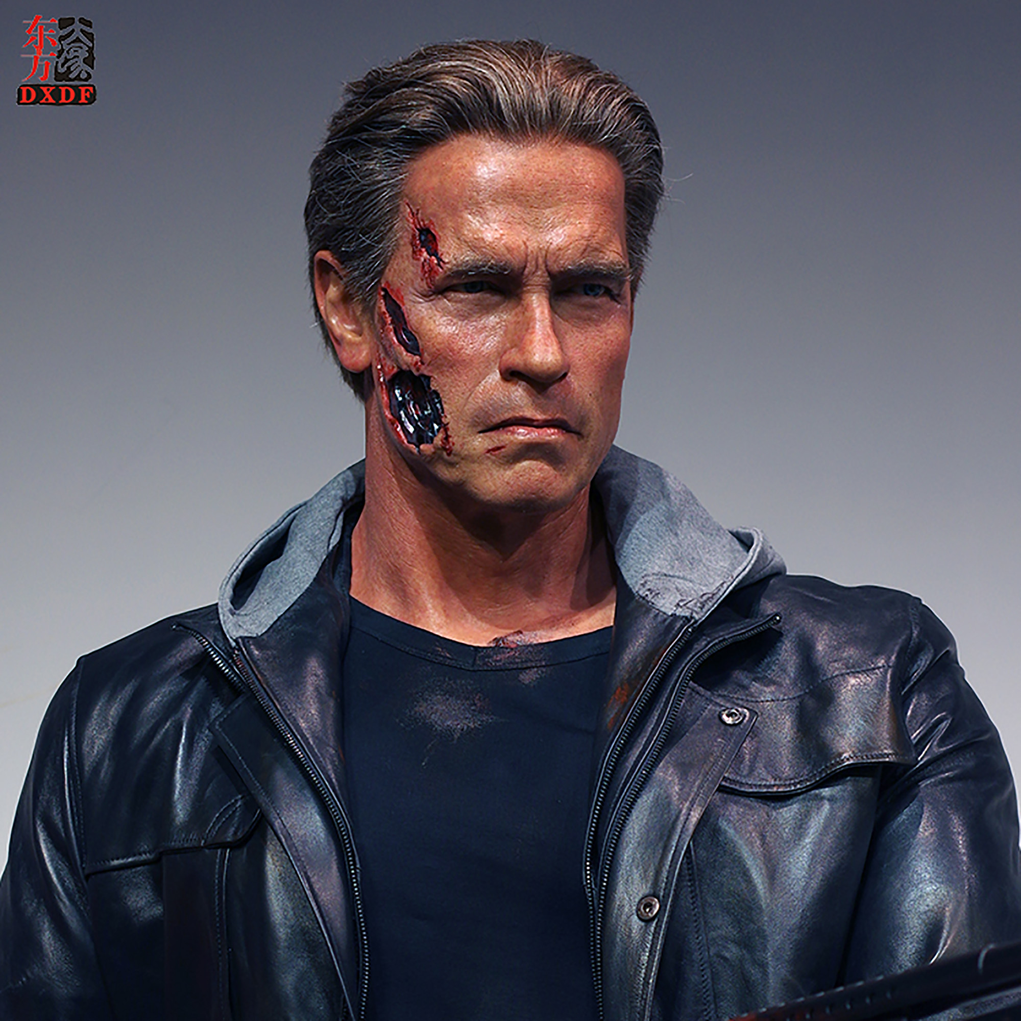 Best Life-size Arnold Schwarzenegger Terminator Wax Figure from Zhongshan | DXDF, Grand Orient Wax Figure 5