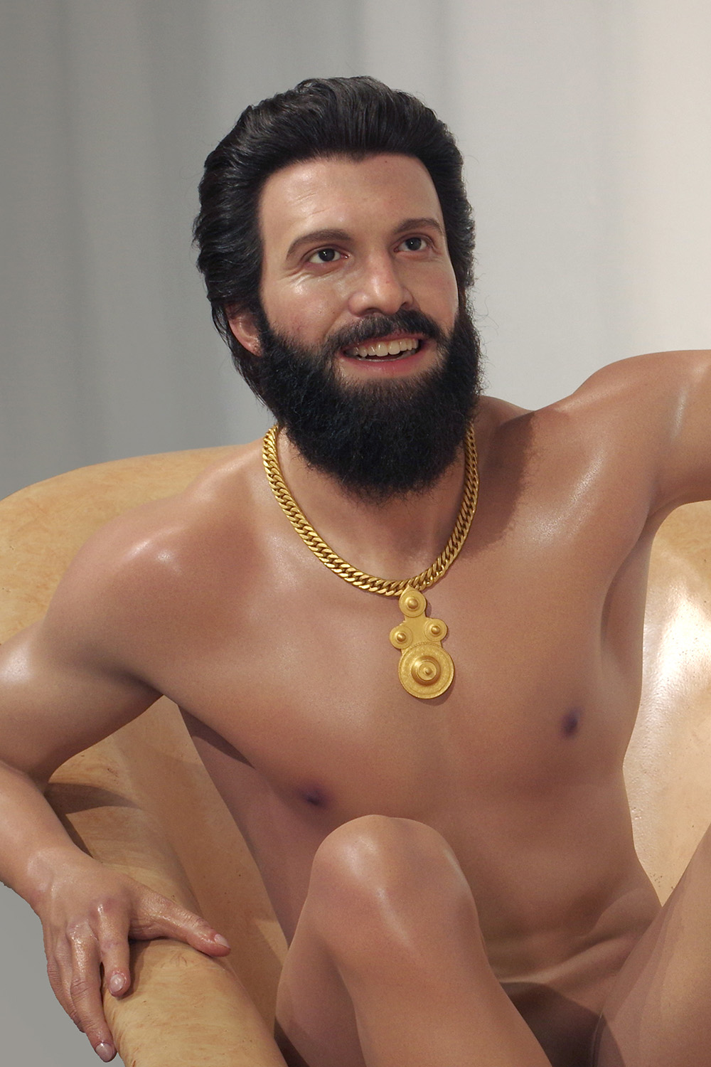 Private Custom Made Handcrafted Lifelike Human Size Scientist Archimedes Sculpture | DXDF, Grand Orient Wax Figure 3