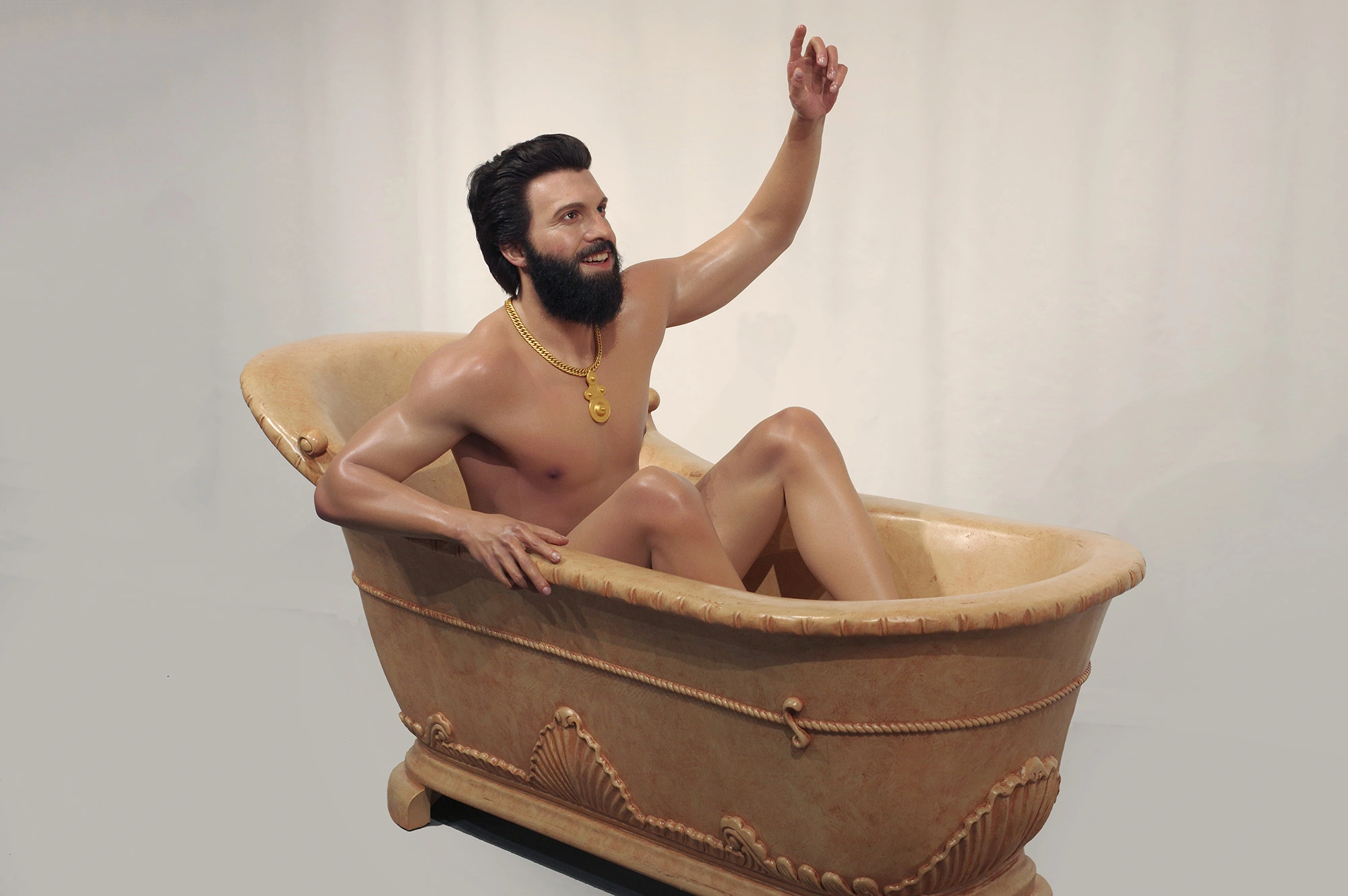 Private Custom Made Handcrafted Lifelike Human Size Scientist Archimedes Sculpture | DXDF, Grand Orient Wax Figure 1