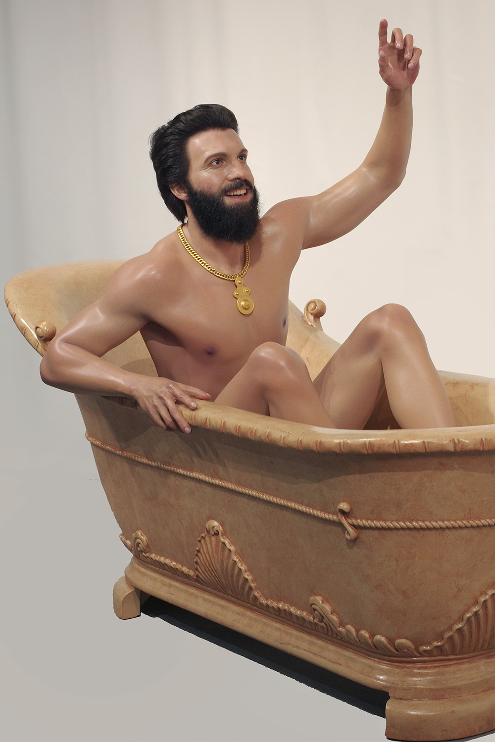 Private Custom Made Handcrafted Lifelike Human Size Scientist Archimedes Sculpture | DXDF, Grand Orient Wax Figure 5