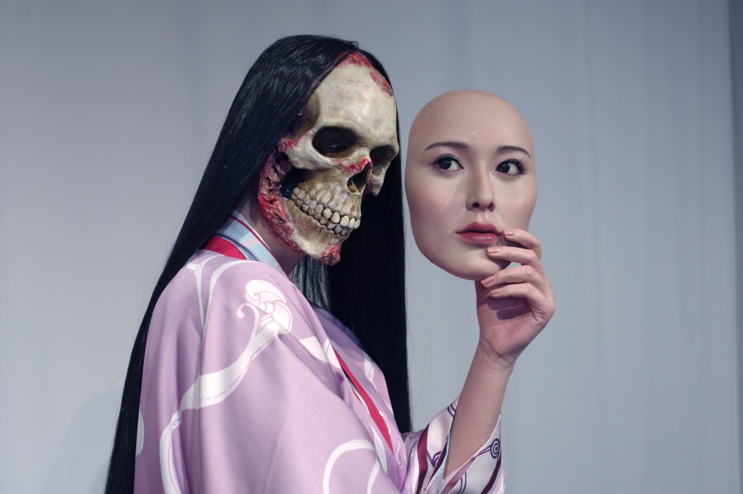 Horrifying Halloween Masked Woman Full-scale Wax Likeness | DXDF, Grand Orient Wax Figure 5