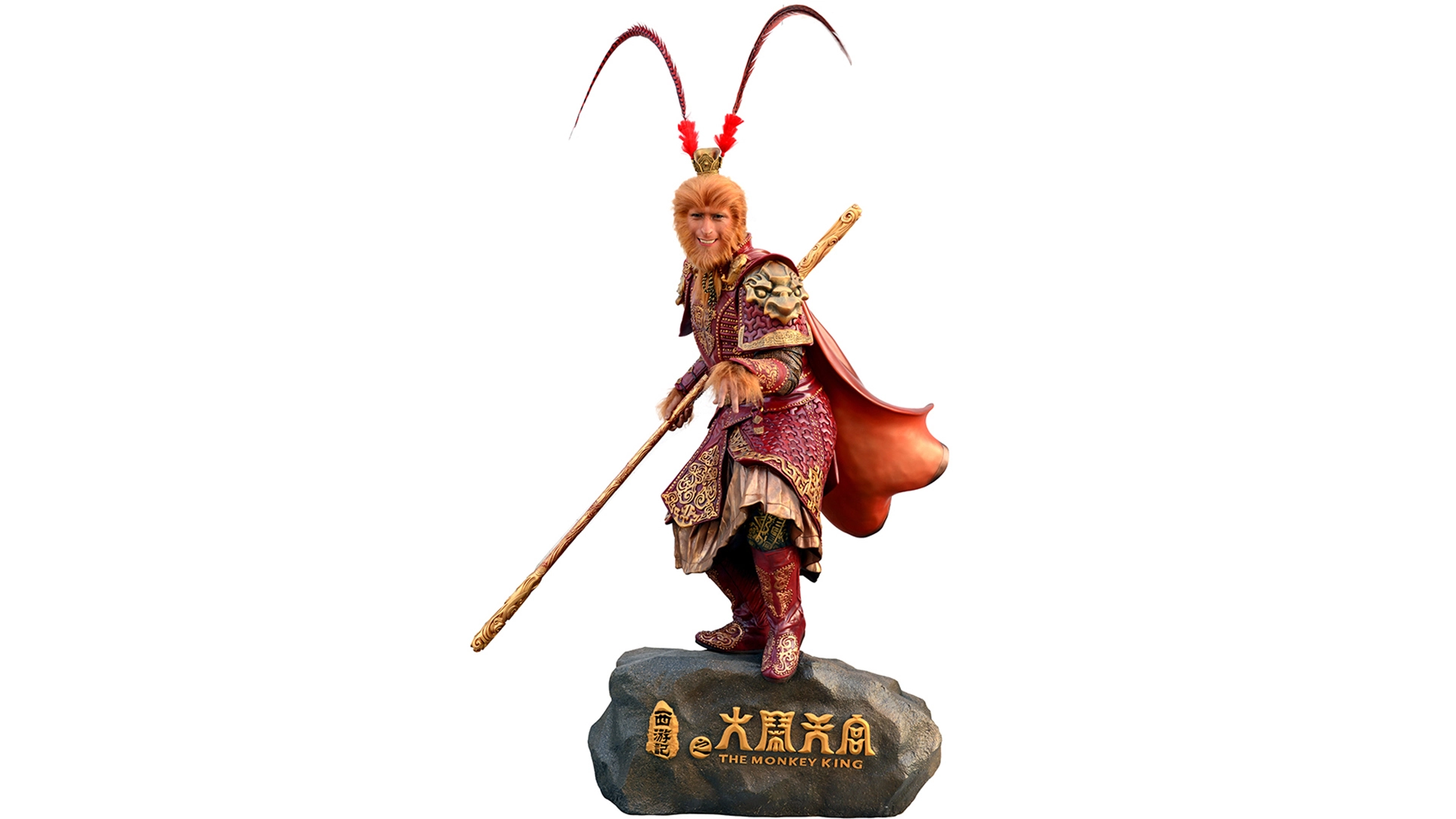 Creative Simulation Item Theme Park Monkey King Wax Statue | DXDF, Grand Orient Wax Figure 1