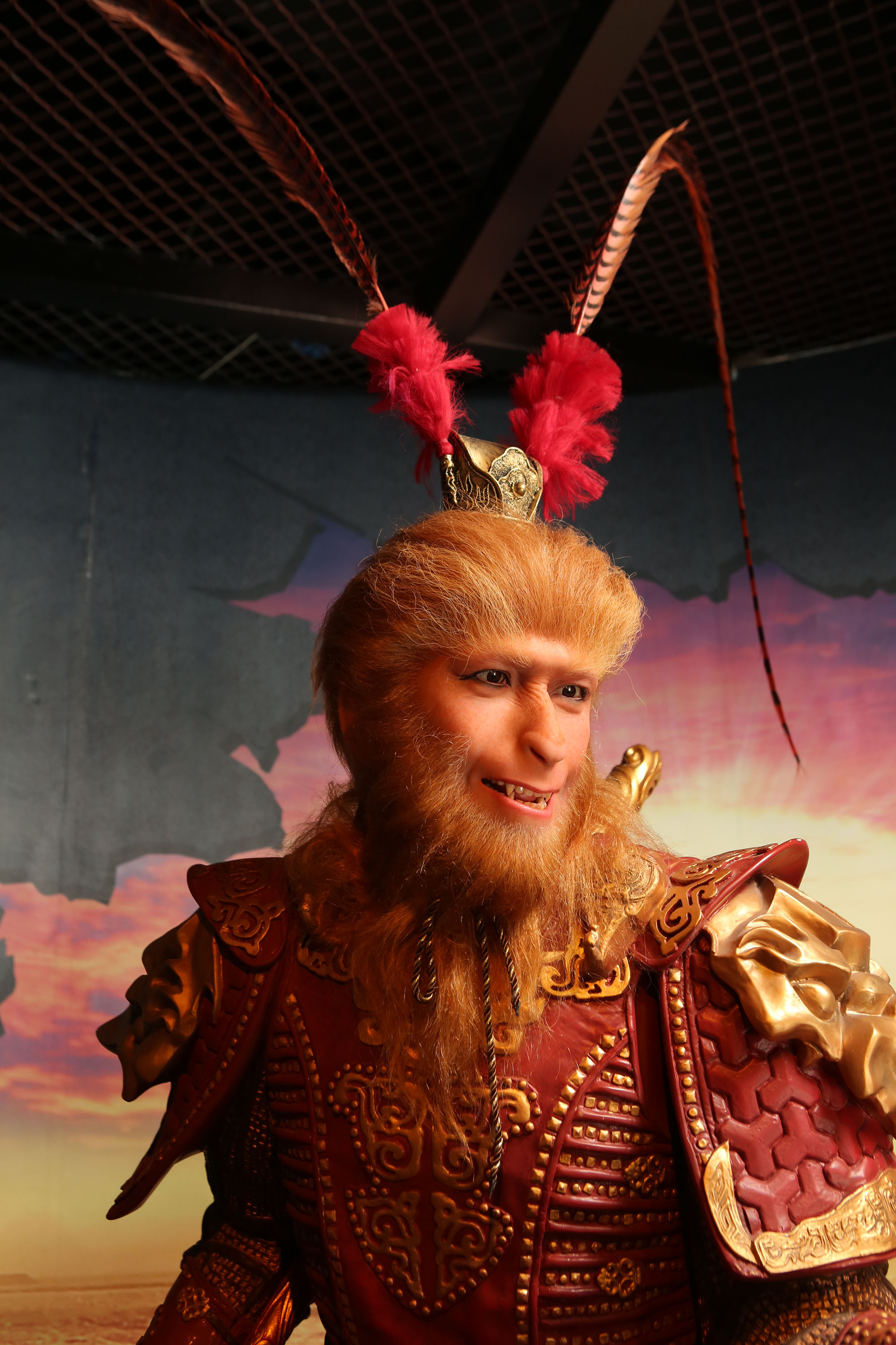 Creative Simulation Item Theme Park Monkey King Wax Statue | DXDF, Grand Orient Wax Figure 5