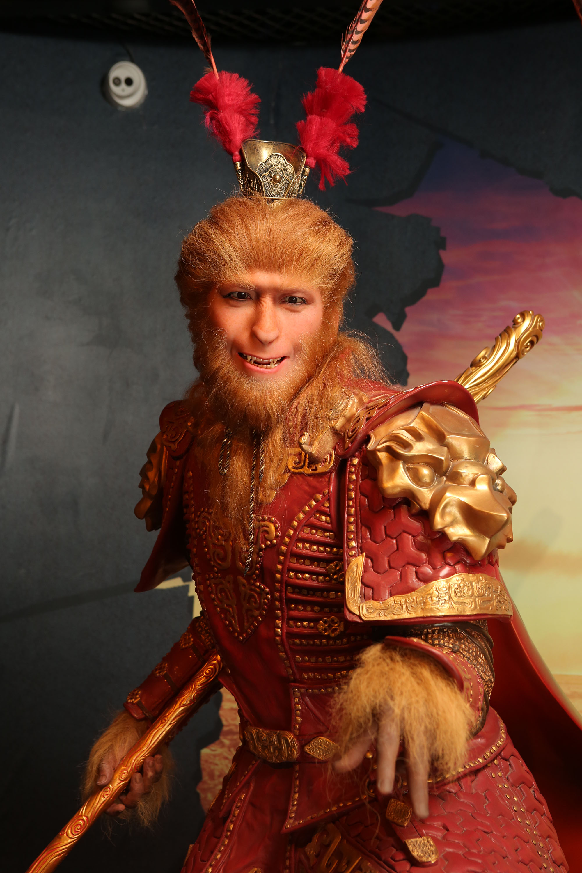 Creative Simulation Item Theme Park Monkey King Wax Statue | DXDF, Grand Orient Wax Figure 2