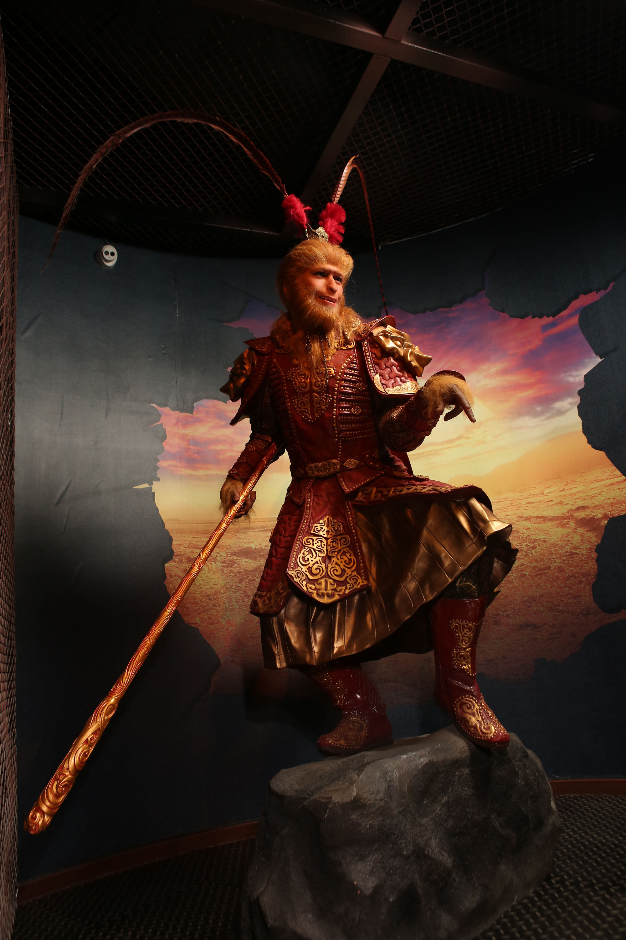 Creative Simulation Item Theme Park Monkey King Wax Statue | DXDF, Grand Orient Wax Figure 4