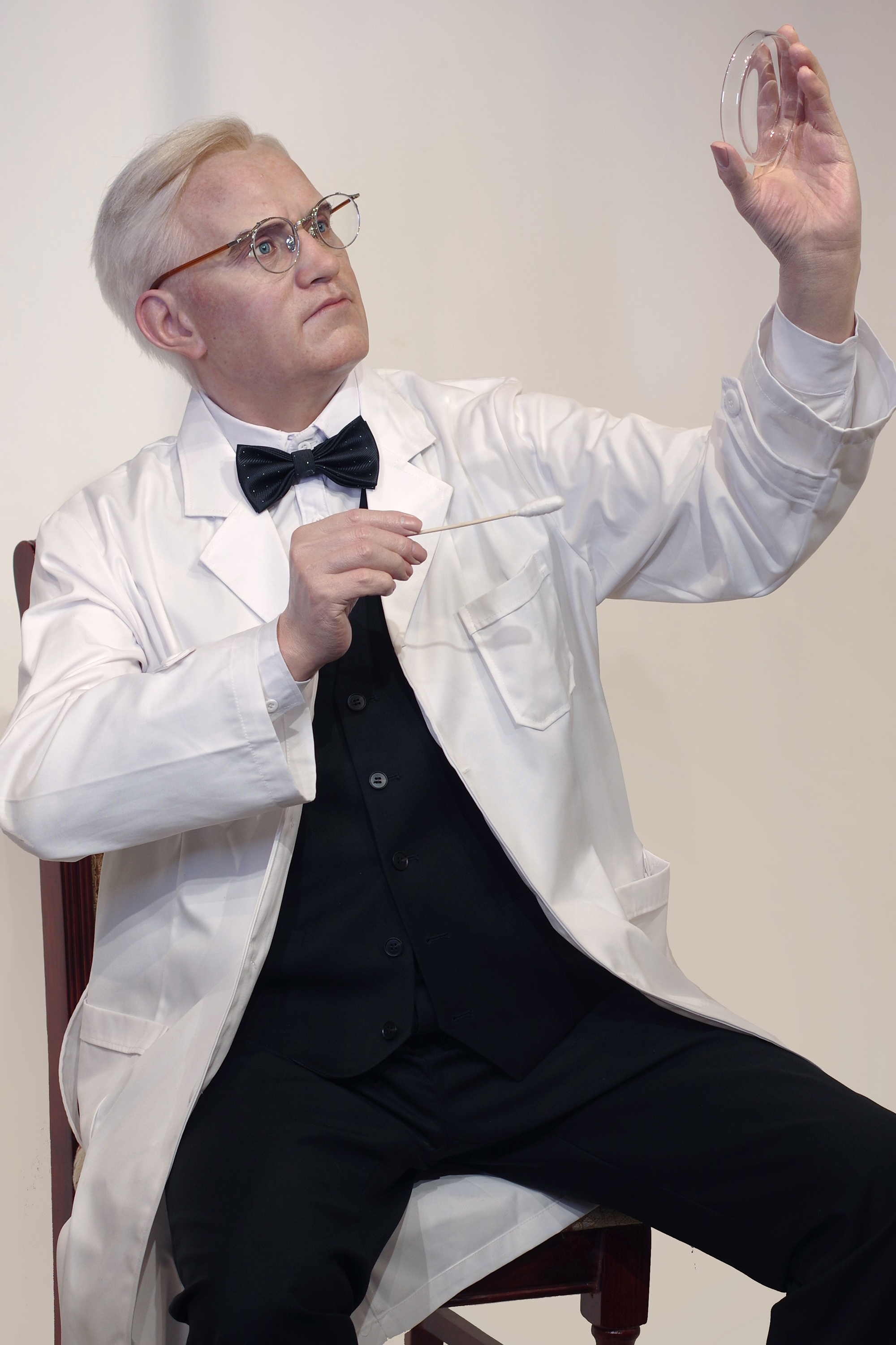 One Stop Shop Custom Made Hyper Realistic Scientist Fleming Wax Statue Sculpture | DXDF, Grand Orient Wax Figure 3