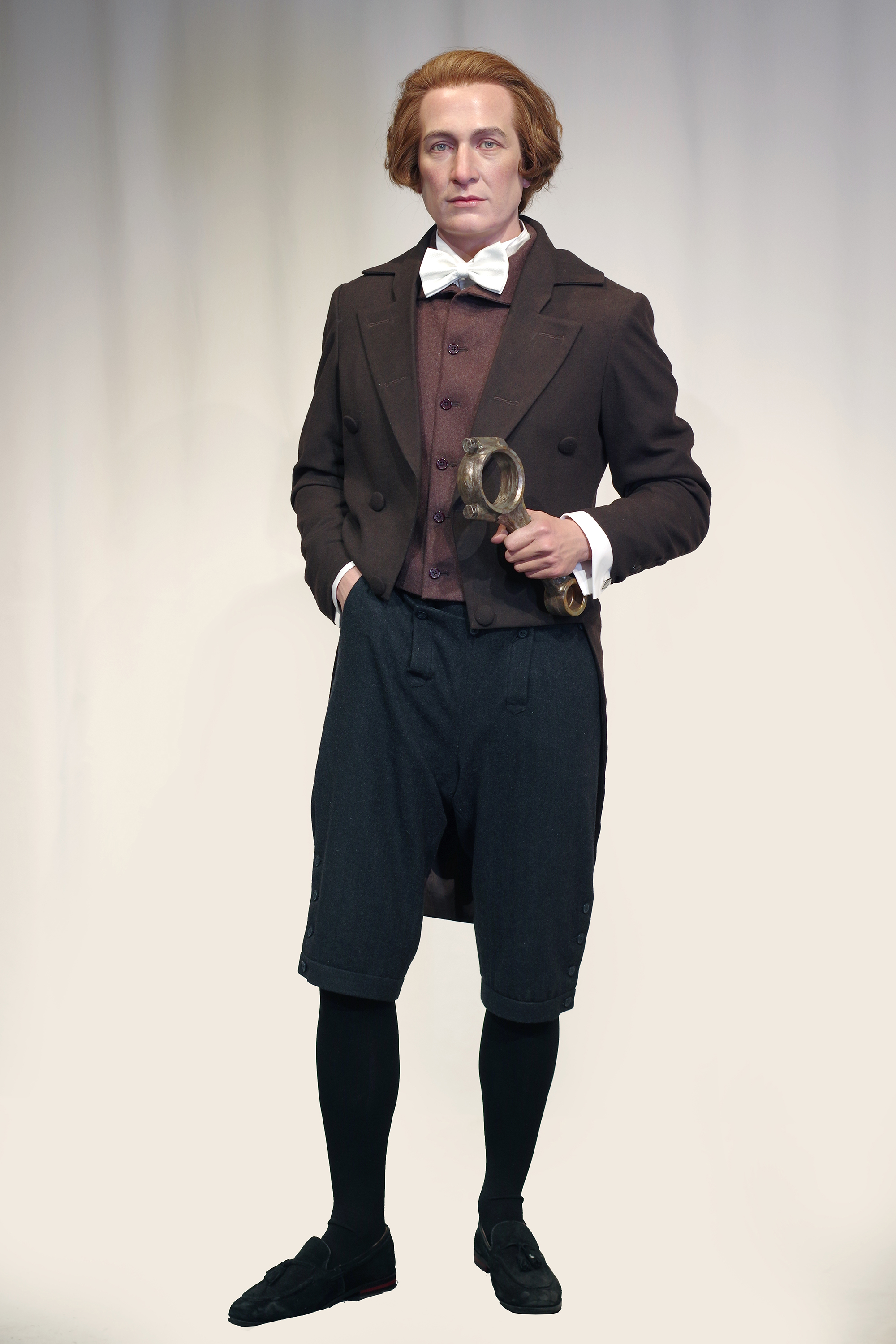 Commission Resin Crafts Lifelike Human Size Celebrity Scientist James Watt Mannequin | DXDF, Grand Orient Wax Figure 4