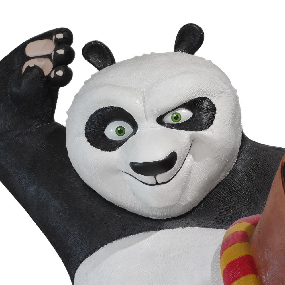Theme Park and Amusement Park Essential Decoration Fiberglass Kung Fu Panda Sculpture | DXDF,Grand Orient Wax Figure 4