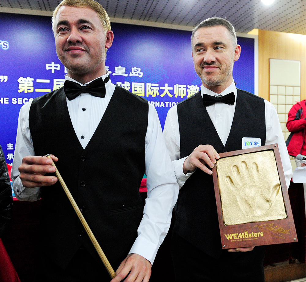 Stephen Hendry unveiled his own life size wax figure | DXDF, Grand Orient Wax Figure 5