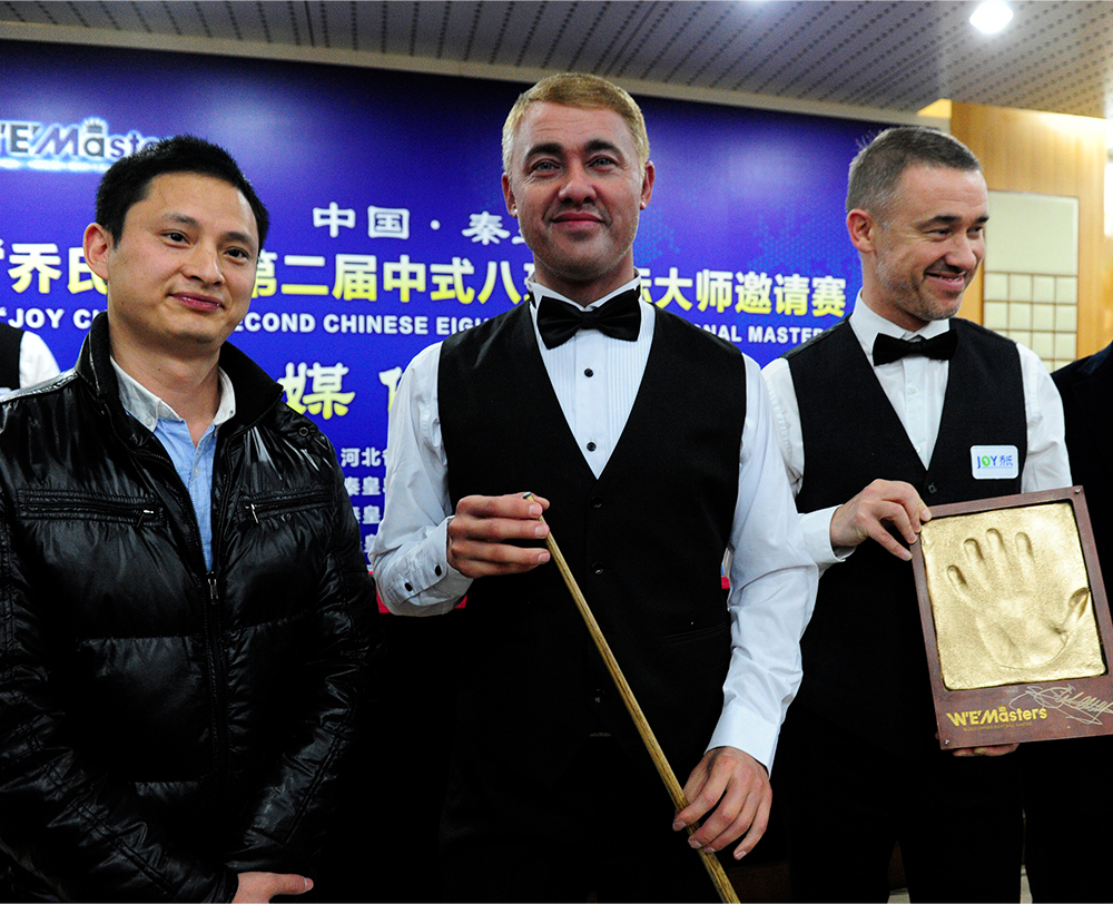 Stephen Hendry unveiled his own life size wax figure | DXDF, Grand Orient Wax Figure 6