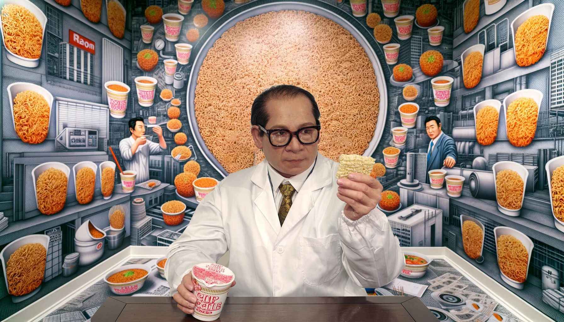 Surprise! The secret to a 97-year-old's longevity is a bowl of instant noodles every day? | DXDF，Grand Orient Wax Figure 11
