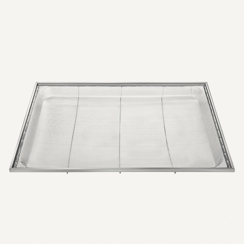 Plateau de séchage en maille avec supports à roulettes pour séchoirs alimentaires 1