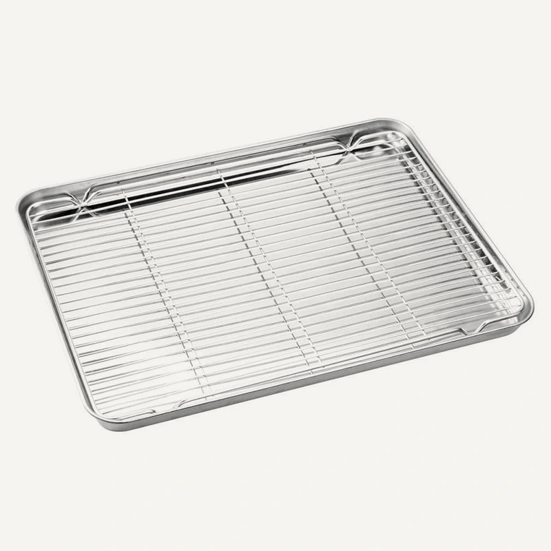 304 Stainless Steel Mesh Cooling Heating Rack for Baking Ovens and Dehydrators 1