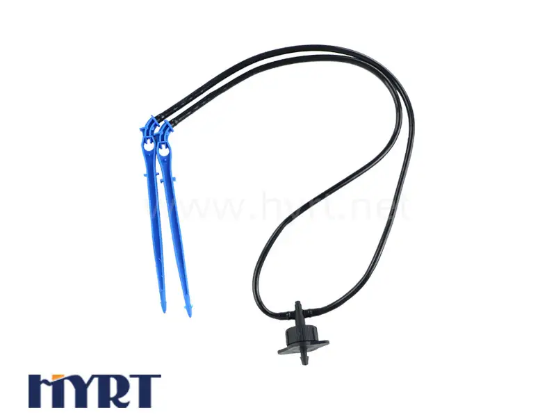 双分支弯箭式滴灌器，流量4升/小时 1