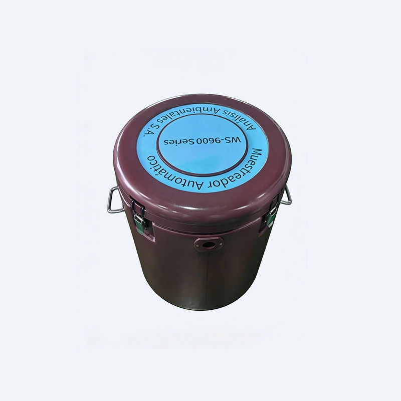 Portable water sampler with 24V rechargeable lithium battery 24 bottle 1000mL Discrete water quality sampler  WS-9600 1