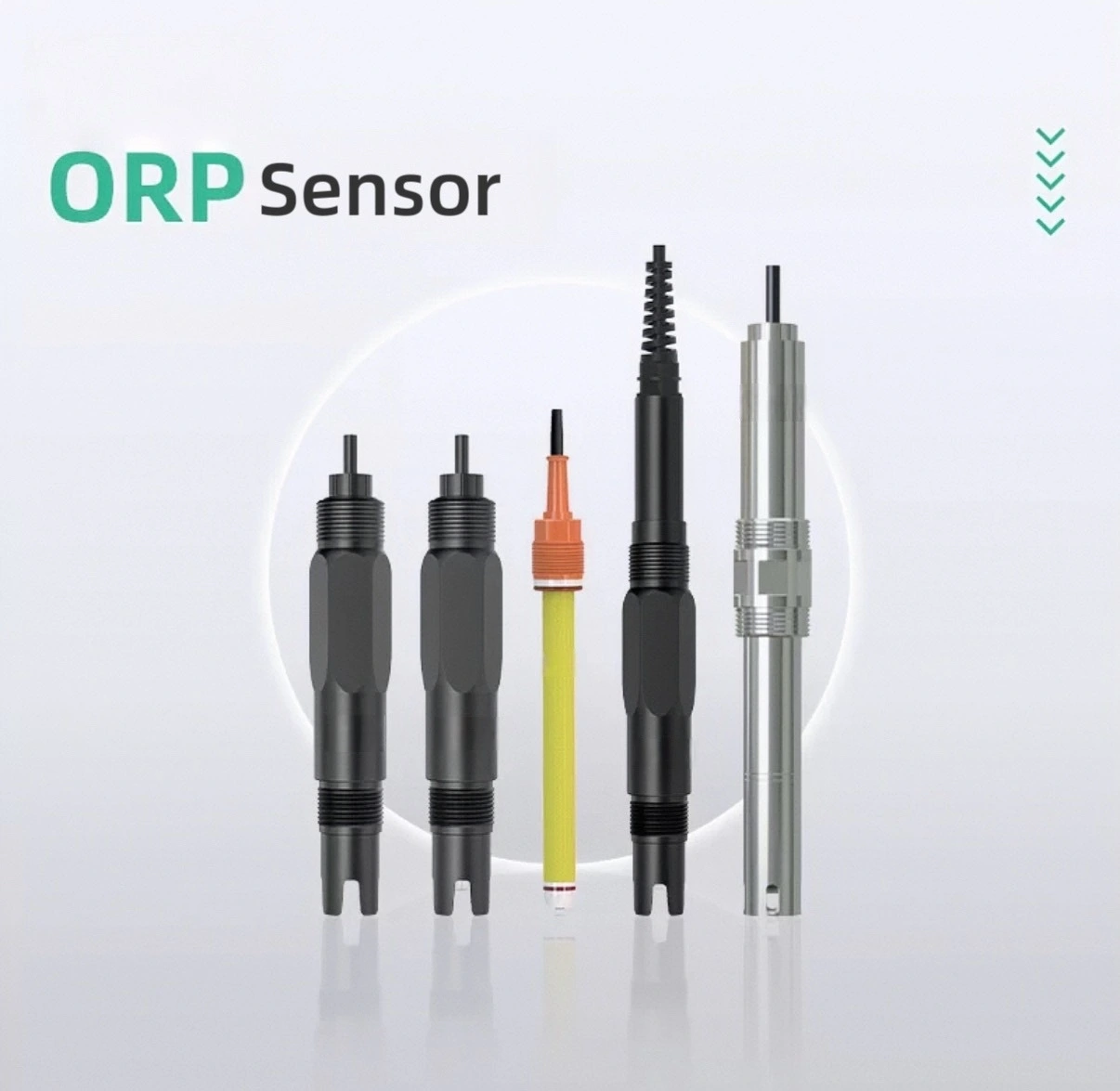 Eletrodo ORP digital anti-incrustante JIRS RS485 4-20mA para desinfecção de esgoto, aquicultura e controle de qualidade da água industrial. 1