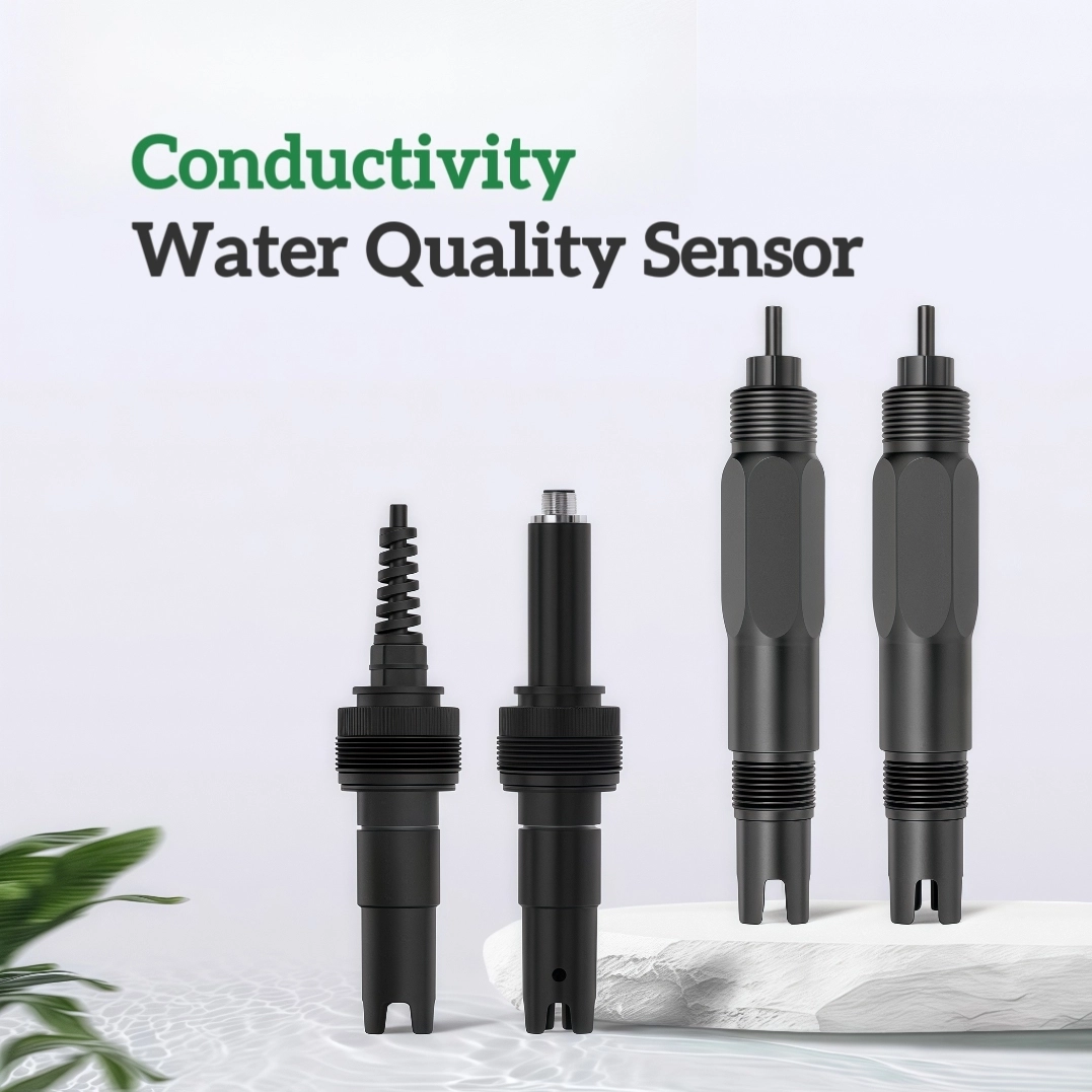 Sonda de condutividade profissional industrial JIRS RS485 4-20mA para monitoramento de água pura, água circulante, aquicultura e água industrial. 1