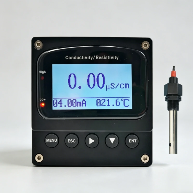 Controlador de medidor de condutividade online JIRS com sensor 4~20mA RS485 para analisador de qualidade da água EC/TDS-6850 1